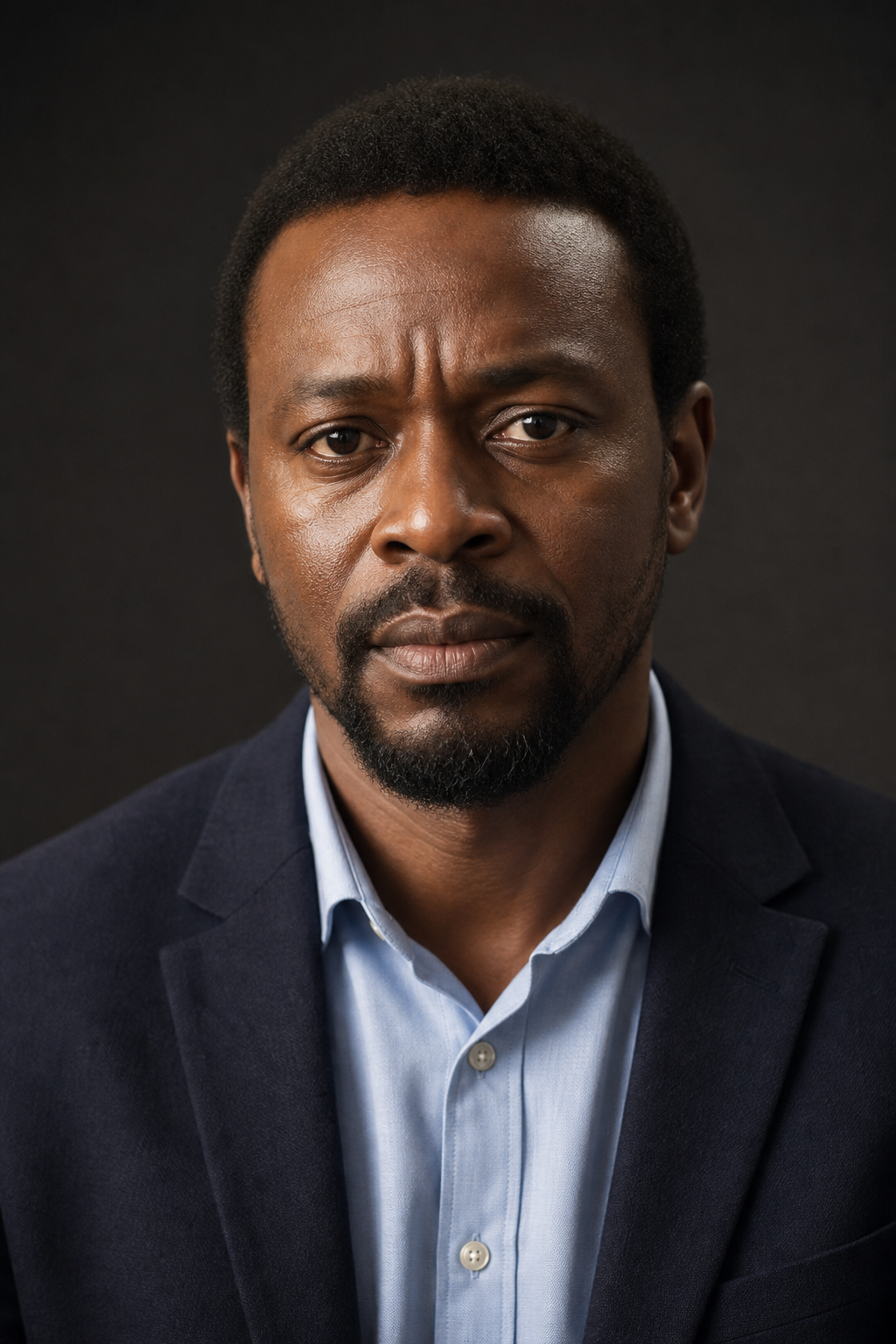 Augustine Mansaray face