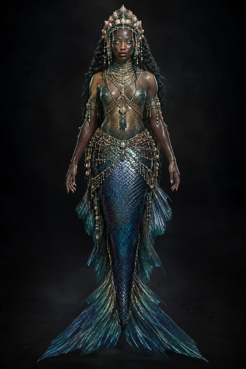 Mama Wata of the Thames face