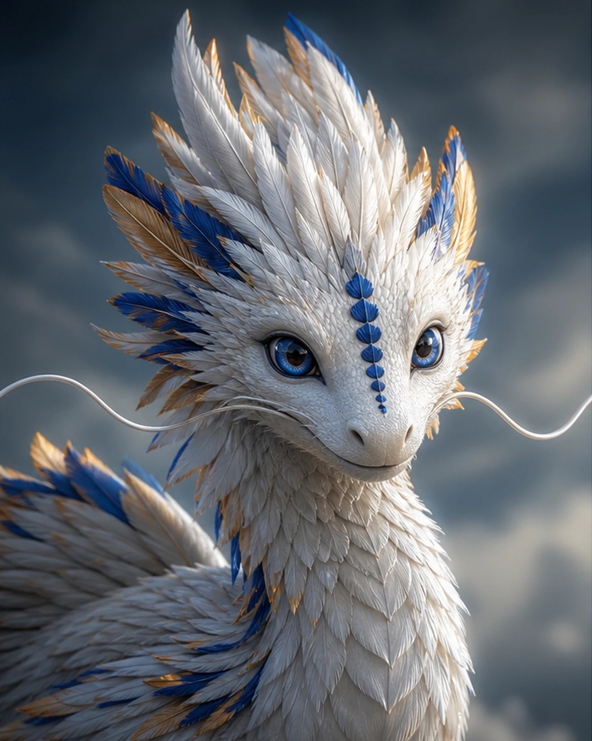 Skyscribe close-up portrait