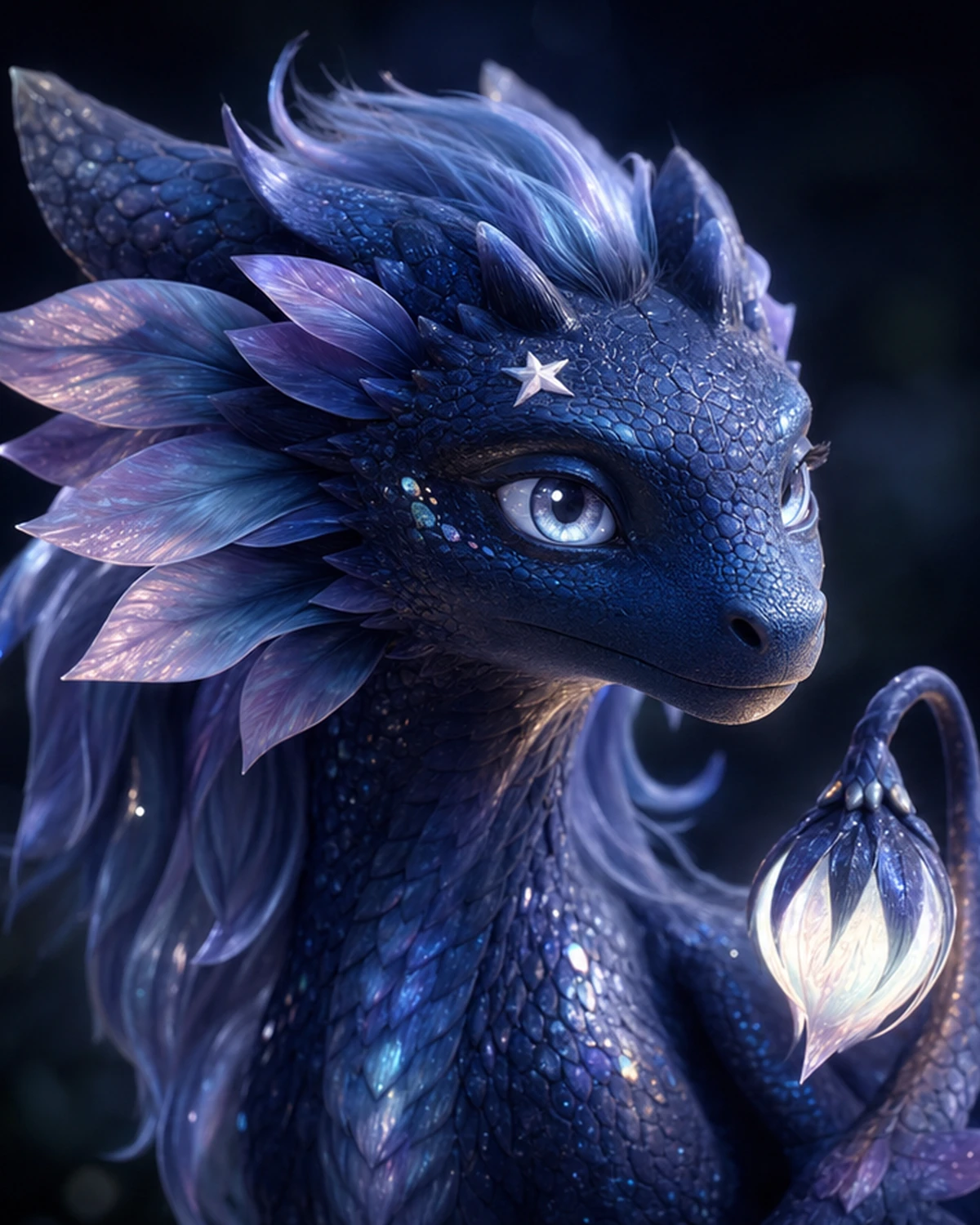 Starlume close-up portrait