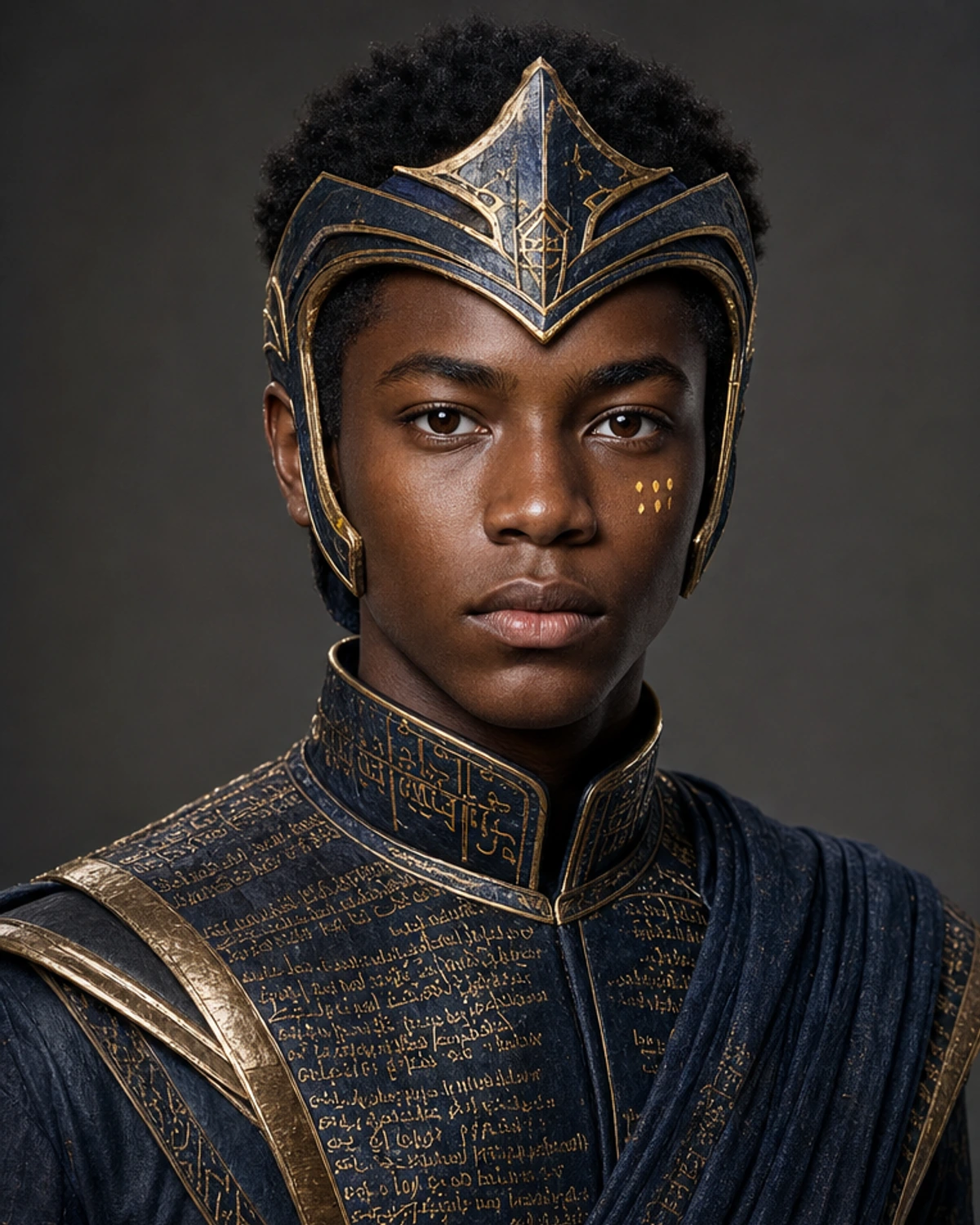 Mansa of Mansara close-up portrait