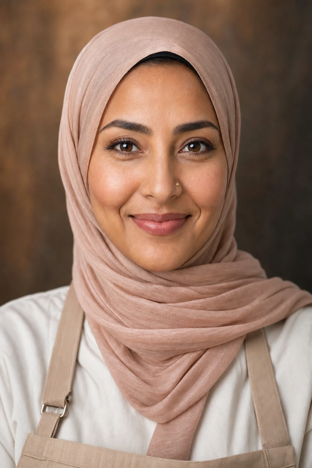 Ayesha the Chef close-up portrait