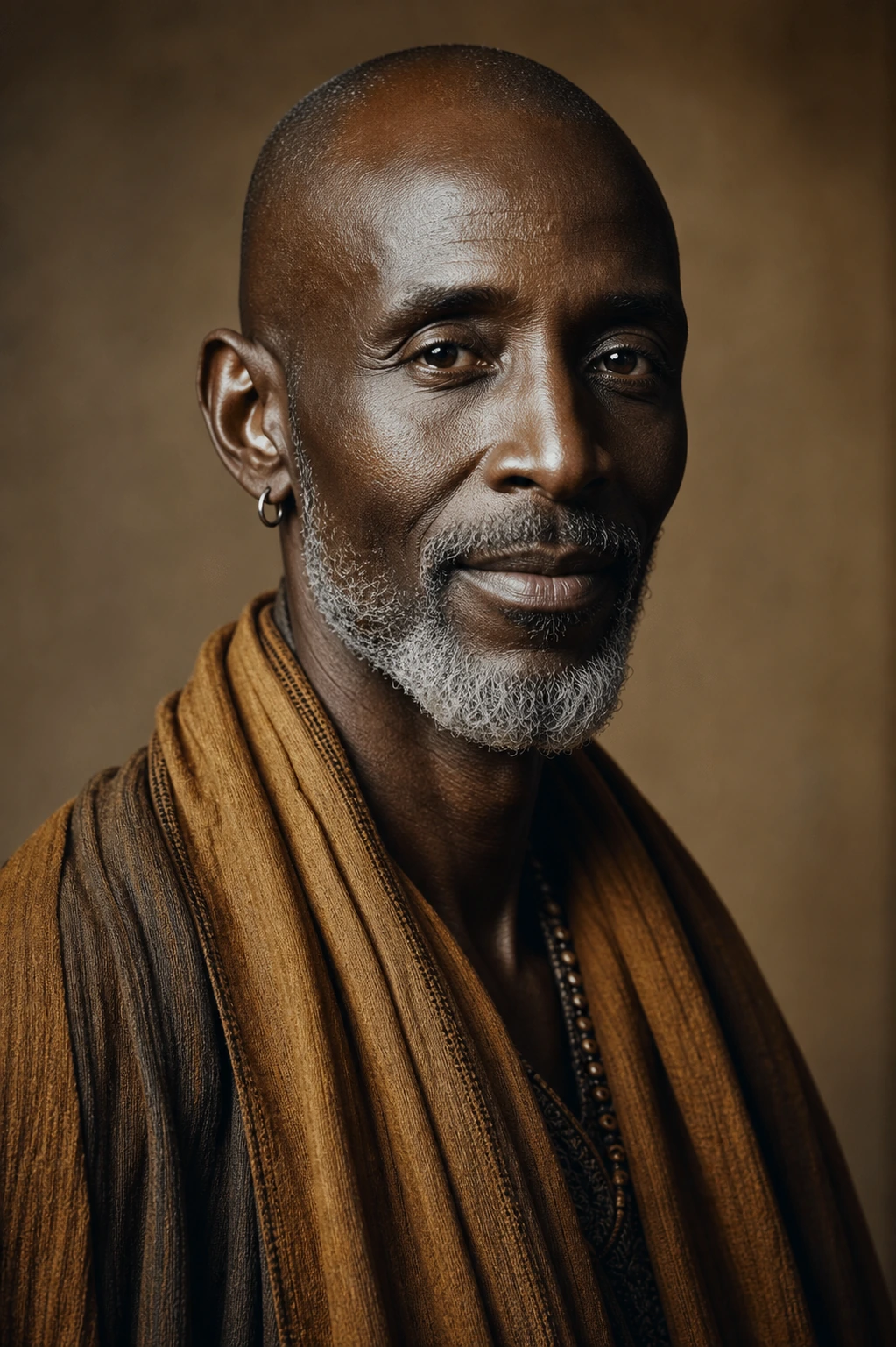 Baba Kweku close-up portrait