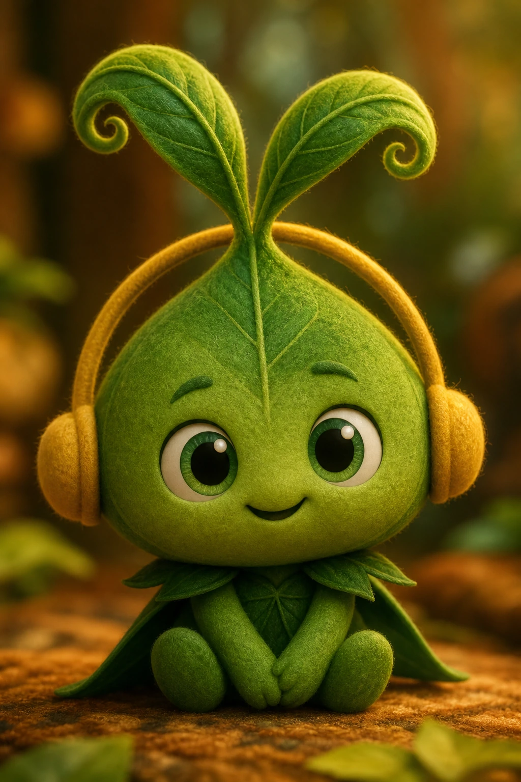 DJ Sprout close-up portrait