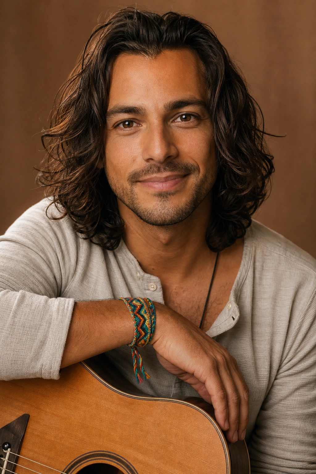 Marco the Musician close-up portrait