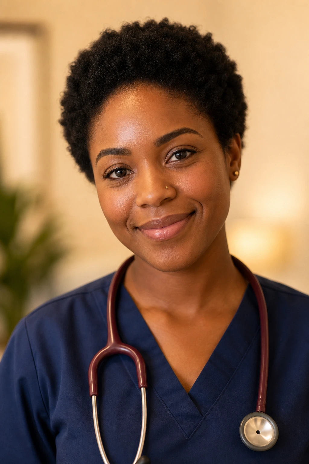 Nurse Nia close-up portrait