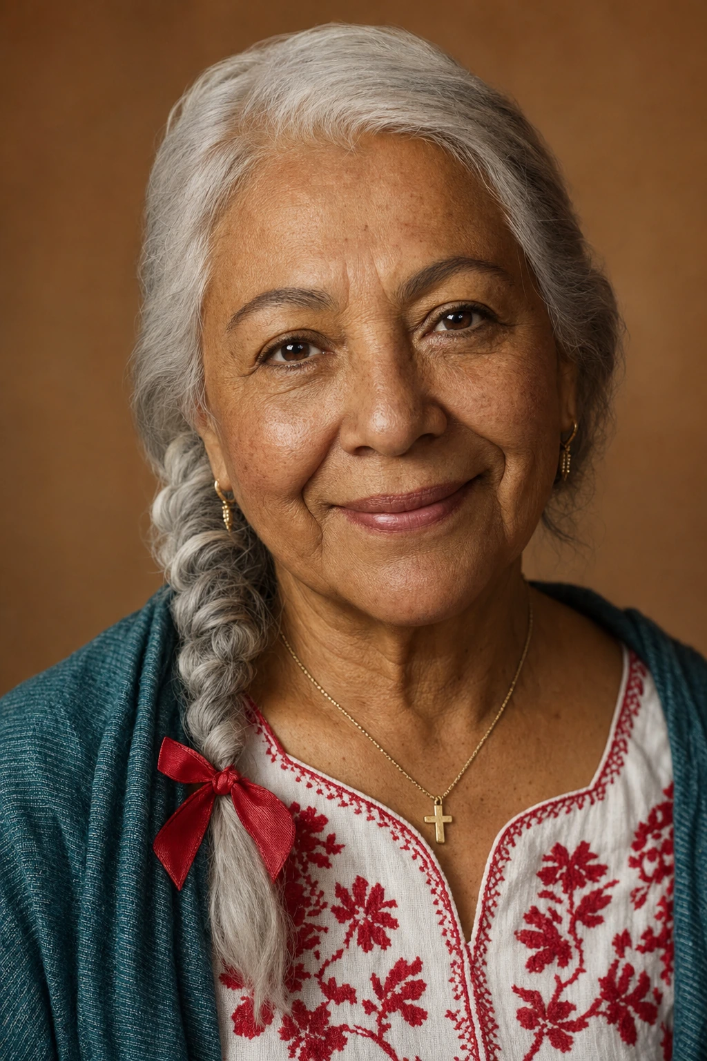 Abuela Lupe close-up portrait