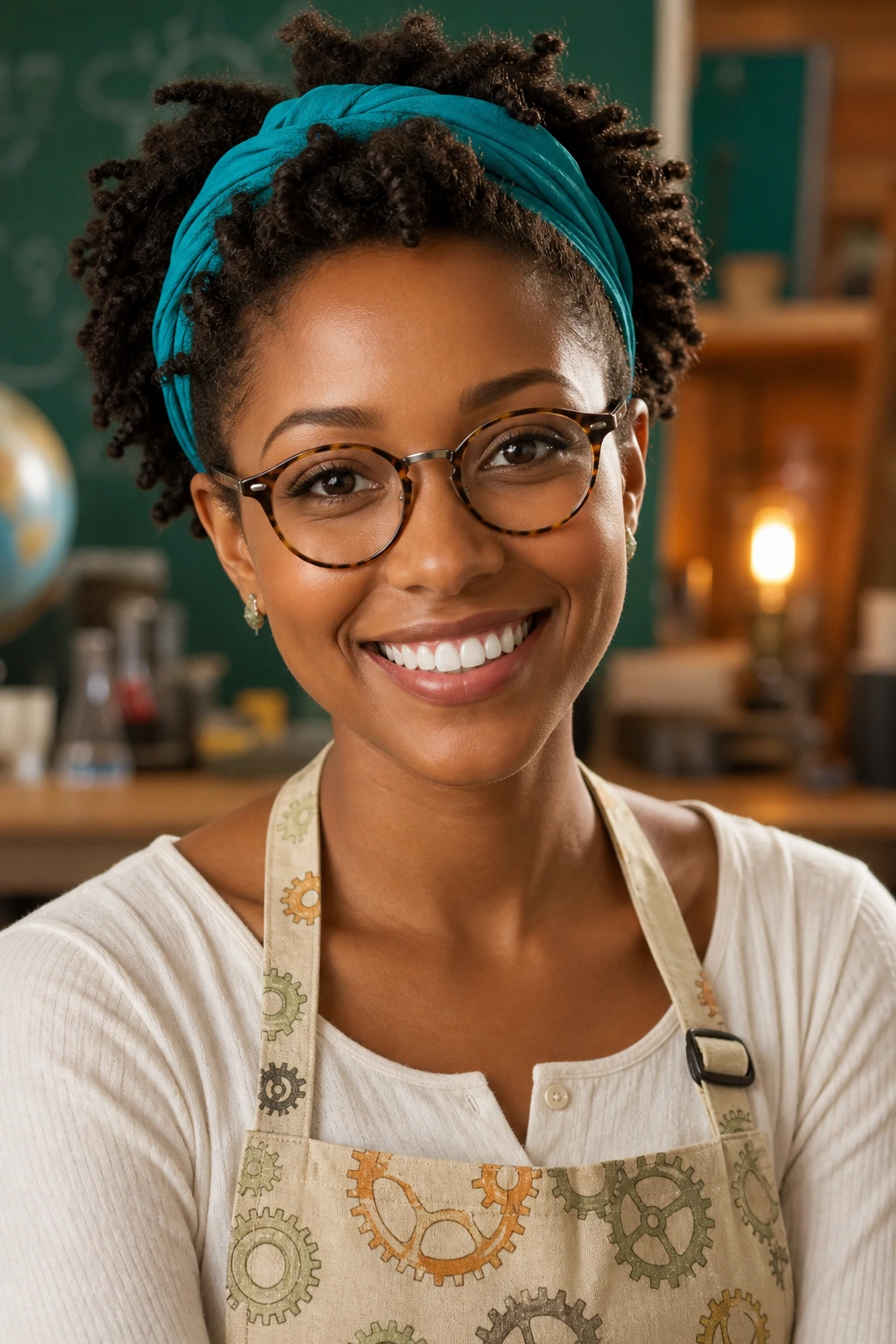 Miss Maya STEM close-up portrait
