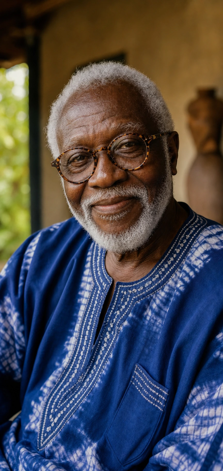 Papa Sise close-up portrait