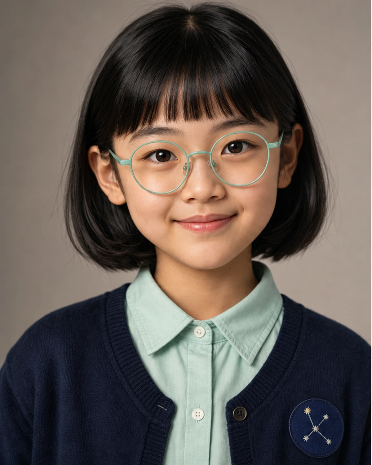 Hana the Science Sketcher close-up portrait