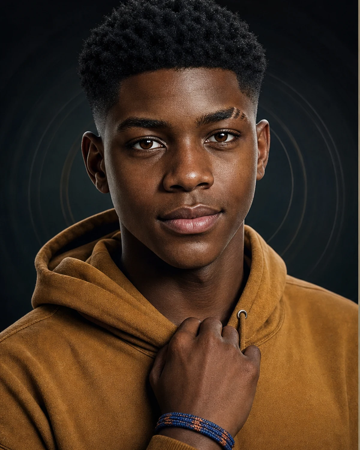 Resonant Kallon close-up portrait
