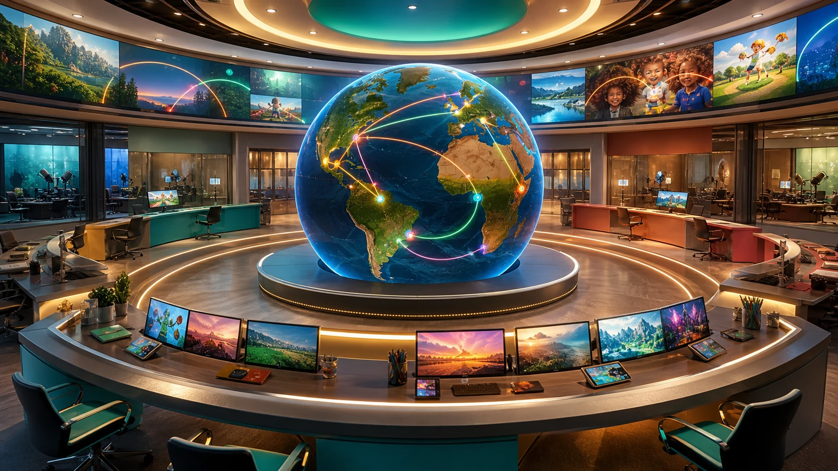 Griot Kids global regions and channels center