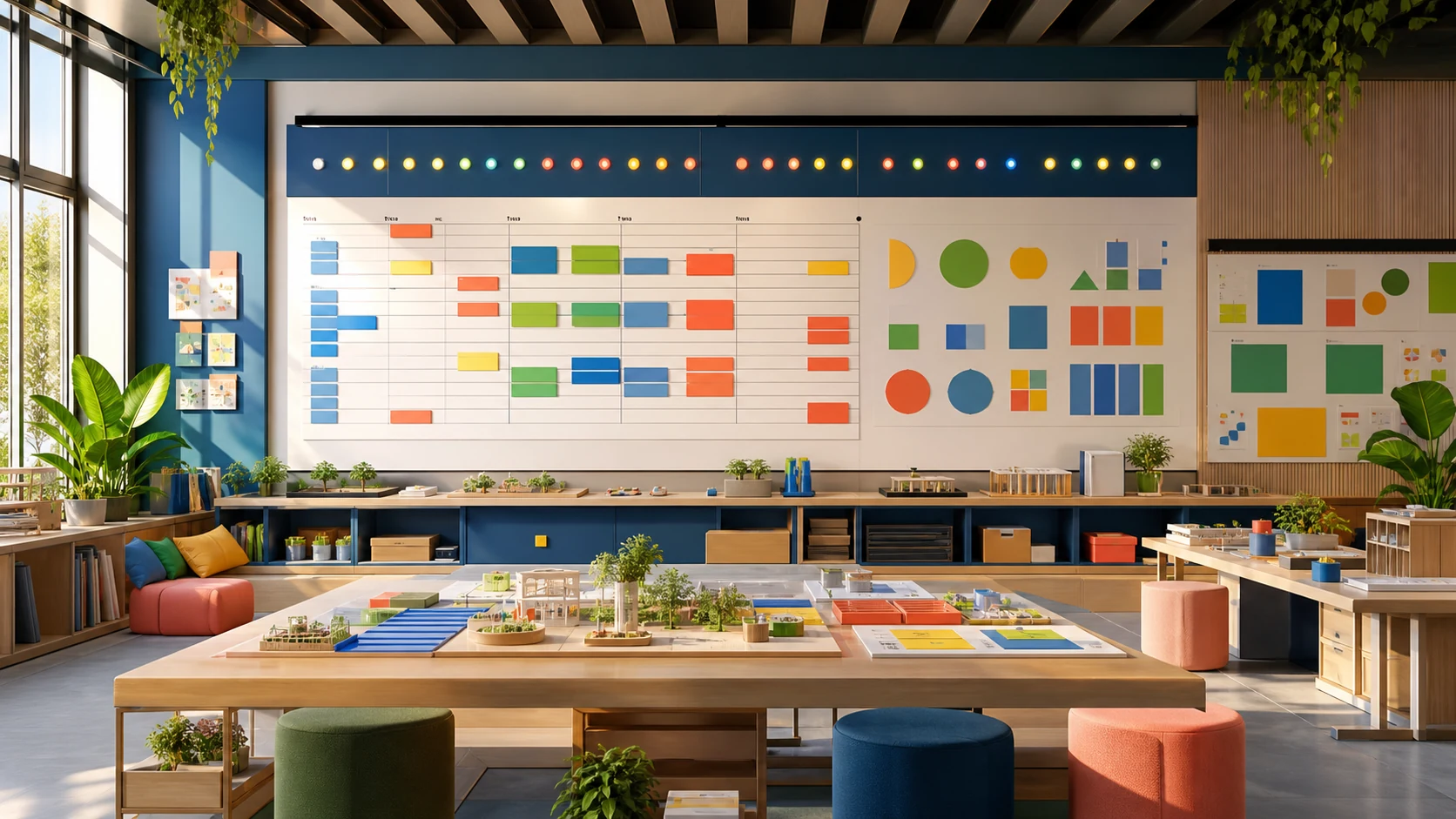 Griot Kids planning and learning operations room