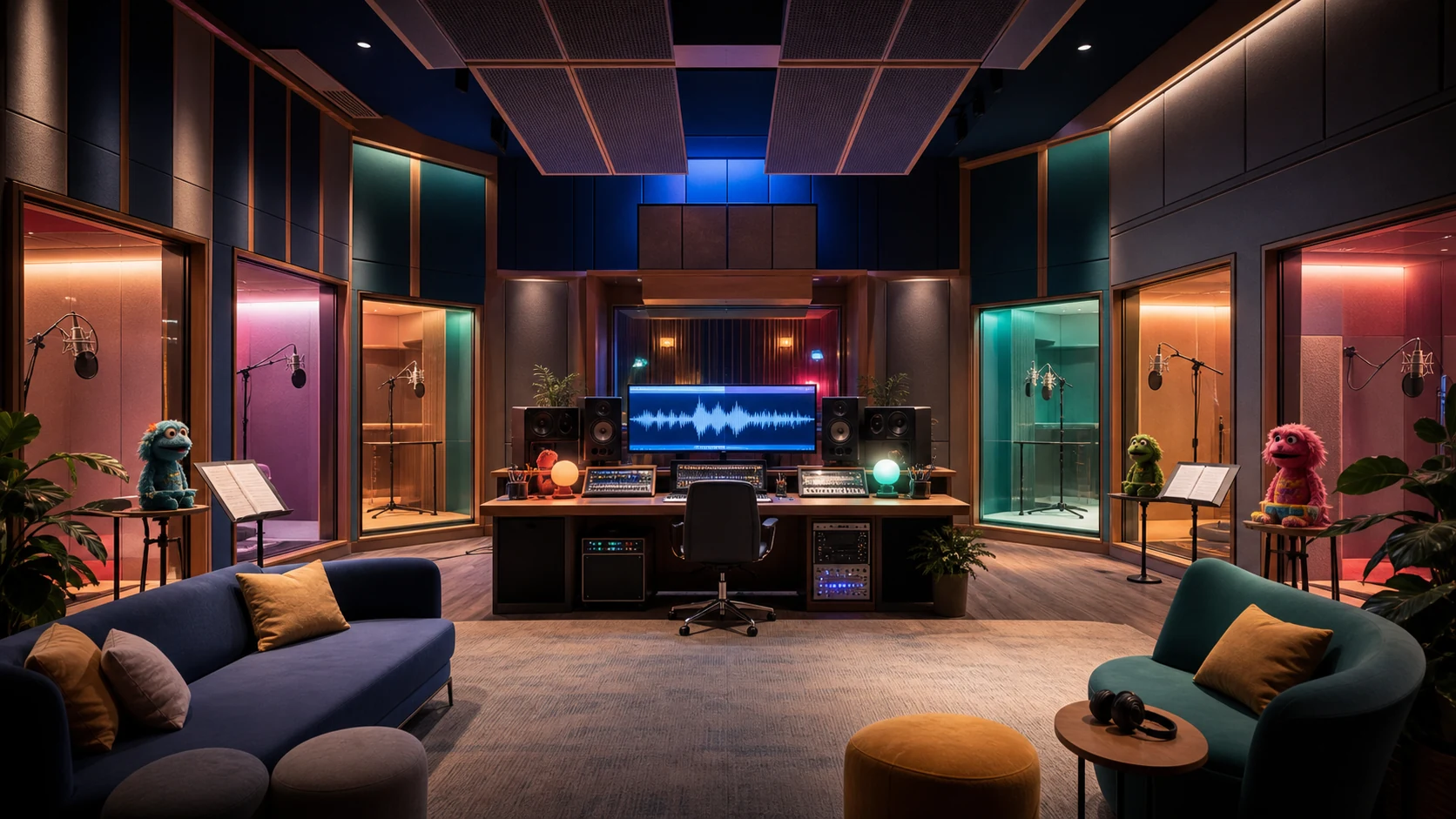 Griot Kids protected voice recording studio